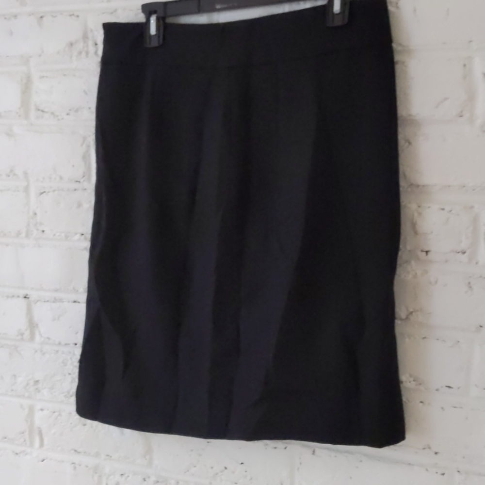 Banana Republic Black Skirt with side slit